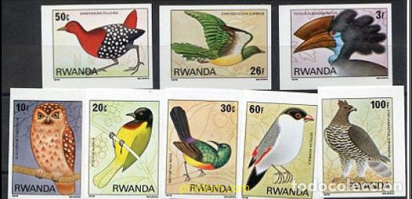 Sellos: 20154 MNH RUANDA 1980 AVES