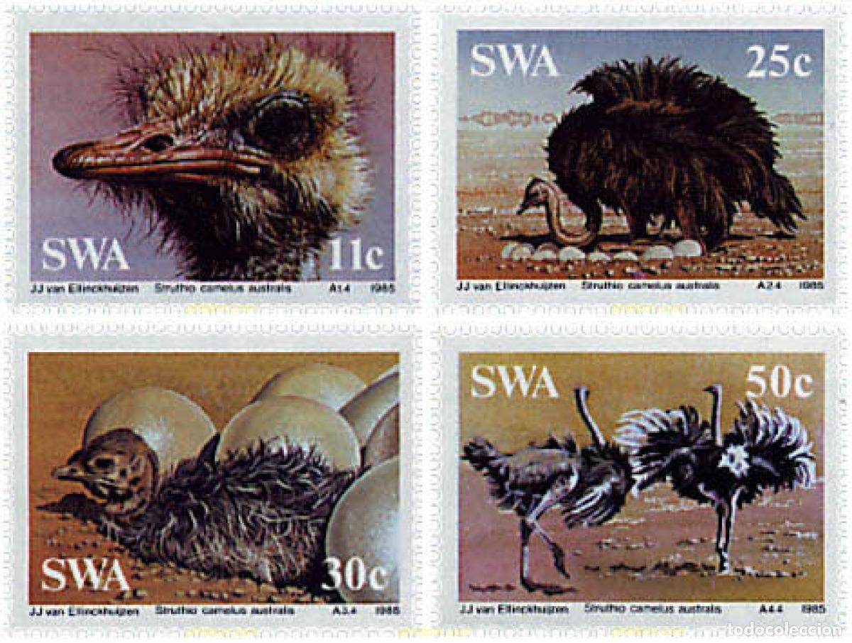 Sellos: 33724 MNH SUR OESTE AFRICANO 1985 AVESTRUZ