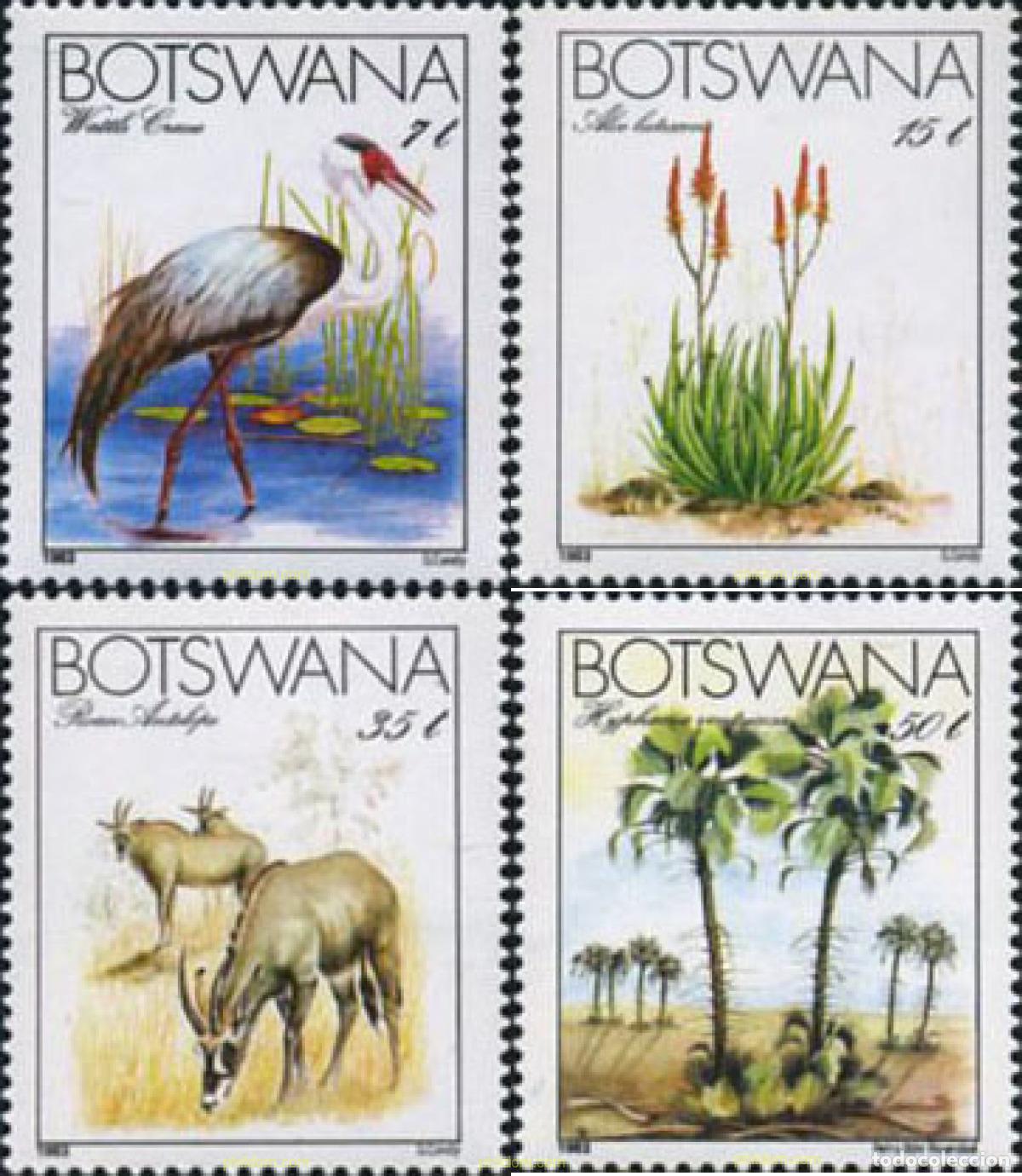 Sellos: 83964 MNH BOTSWANA 1983 FAUNA Y FLORA