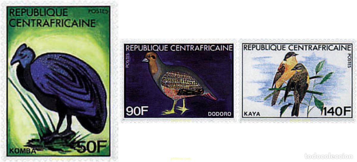 Sellos: 32232 MNH CENTROAFRICANA 1981 AVES