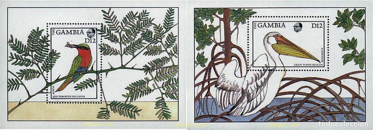 Sellos: 90986 MNH GAMBIA 1988 FAUNA Y FLORA