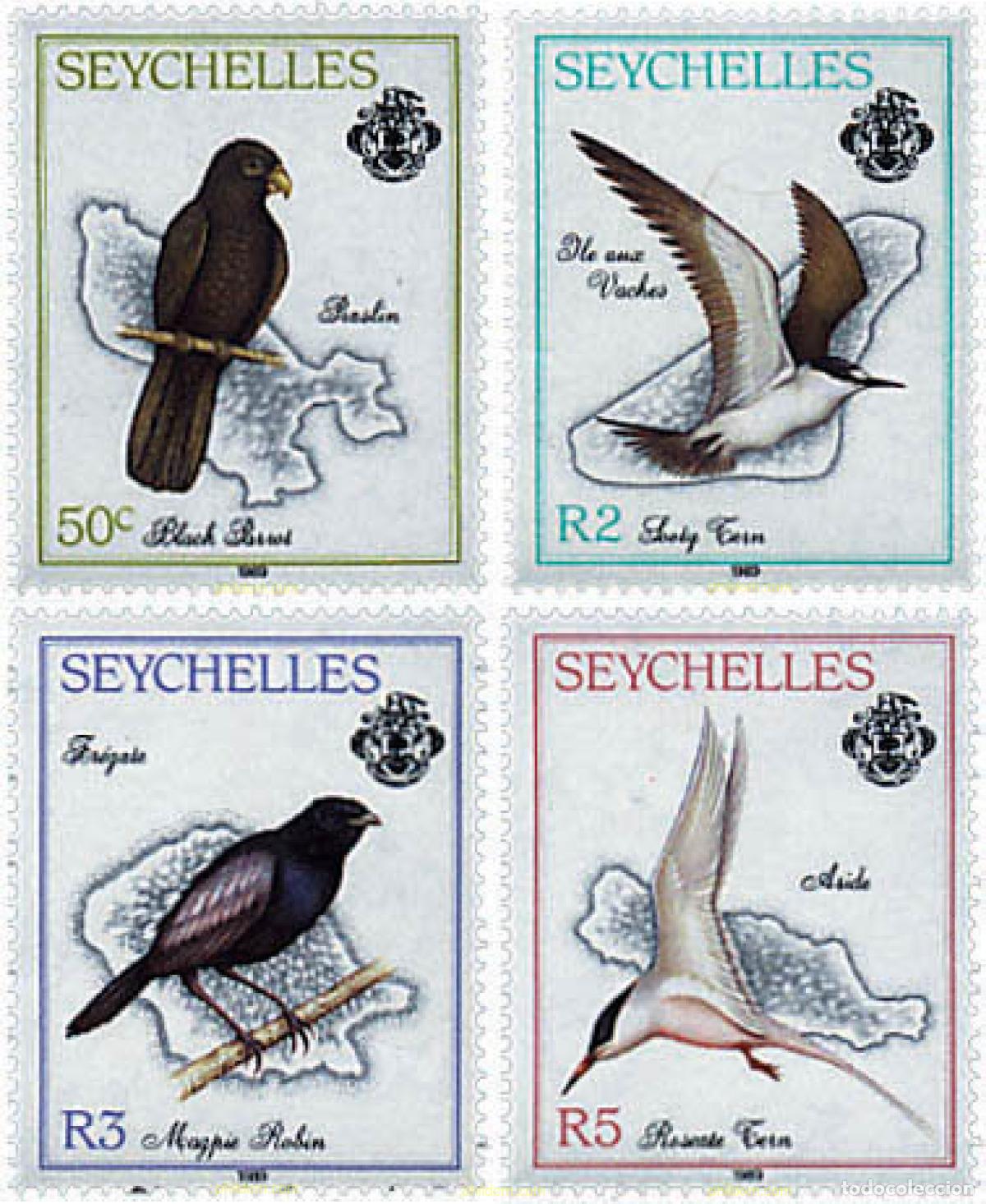 Sellos: 33695 MNH SEYCHELLES 1989 AVES