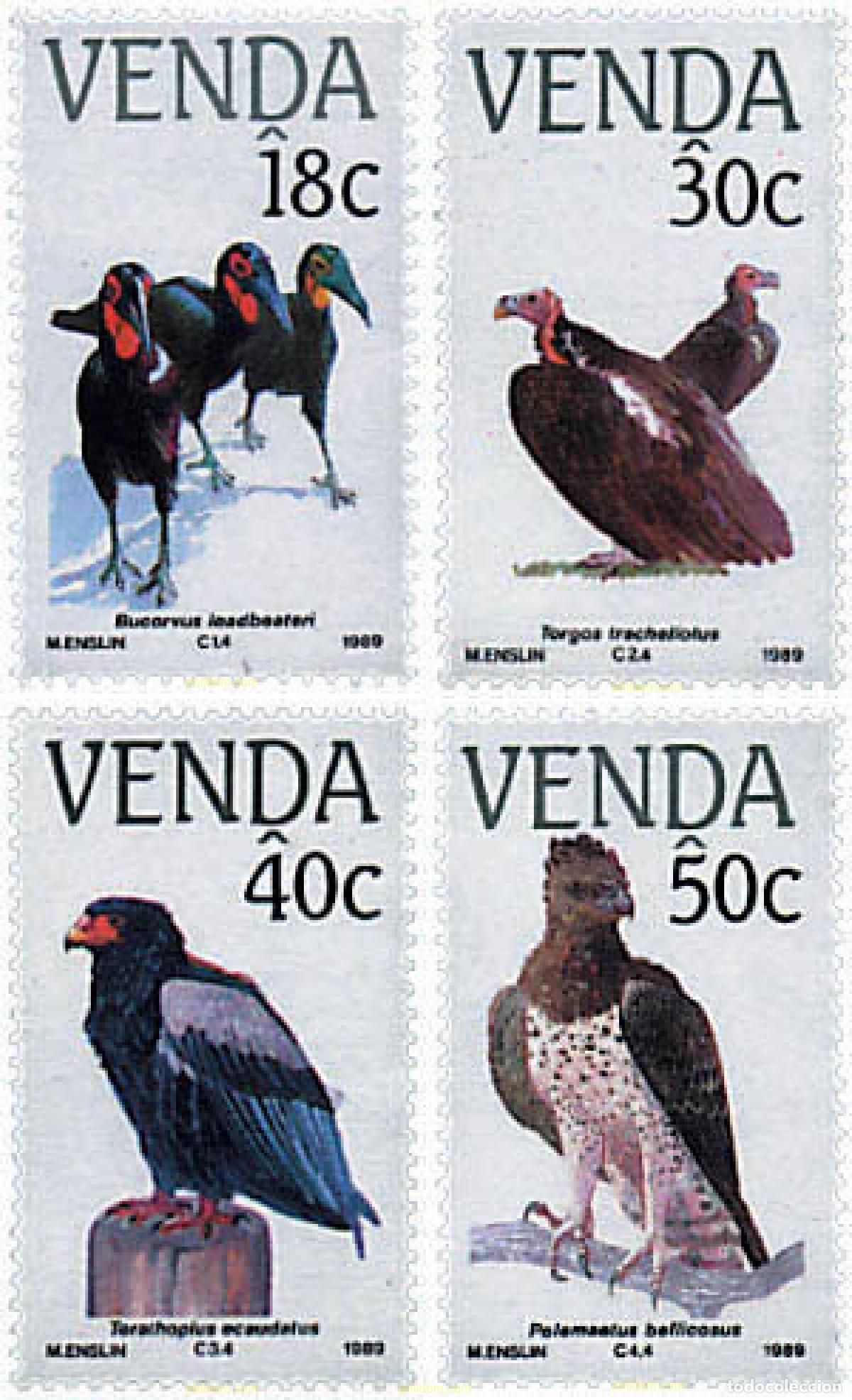 Sellos: 31834 MNH VENDA 1989 AVES EN PELIGRO