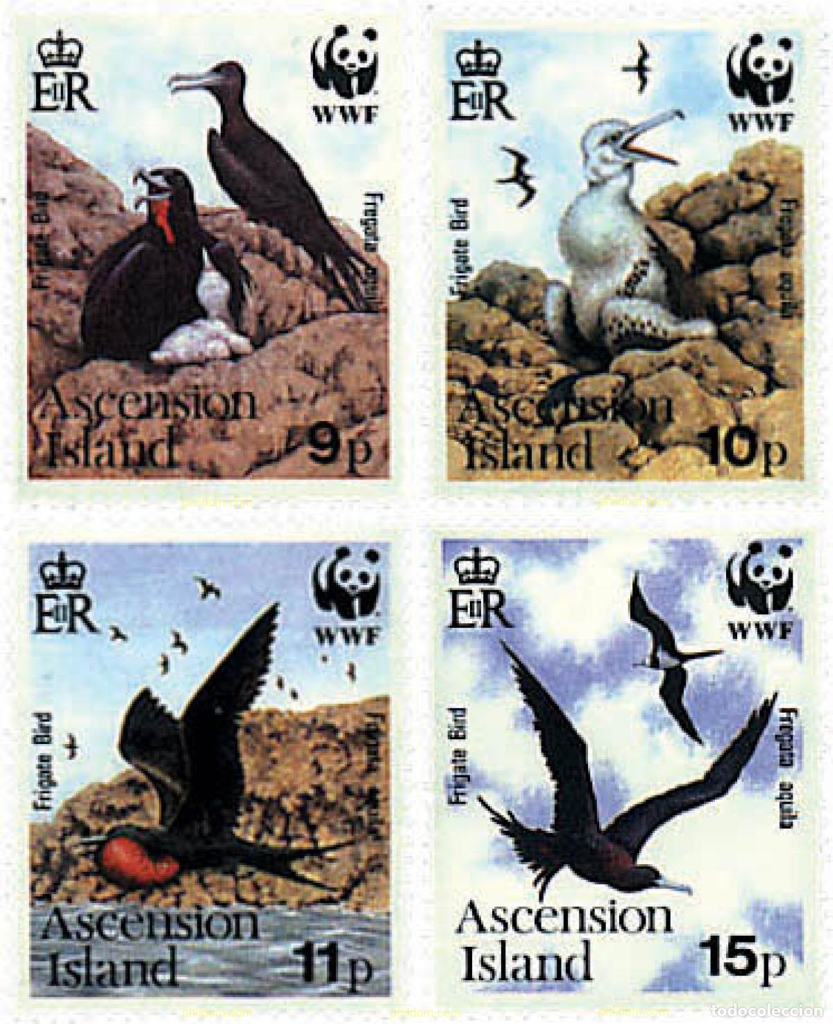 Sellos: 74290 MNH ASCENSION 1990 FRAGATA DE ASCENSION