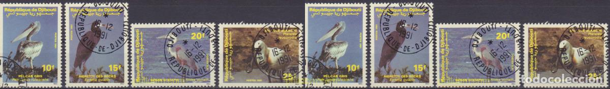Stamps: 581302 USED DJIBOUTI 1991 AVES