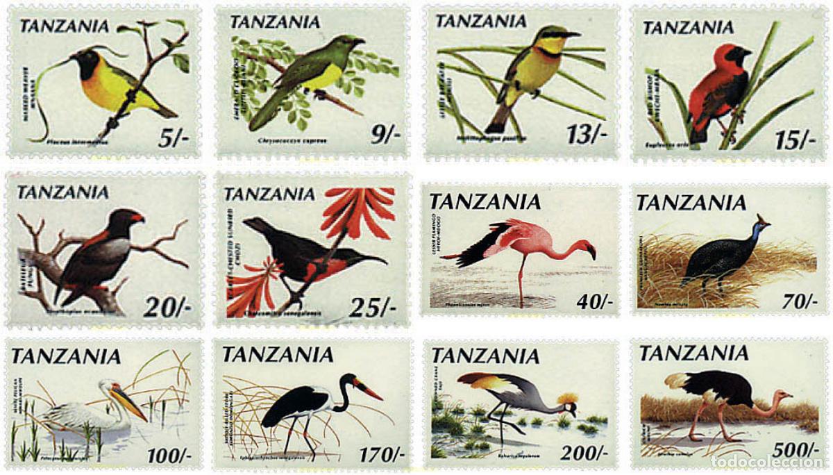 Sellos: 32355 MNH TANZANIA 1990 AVES