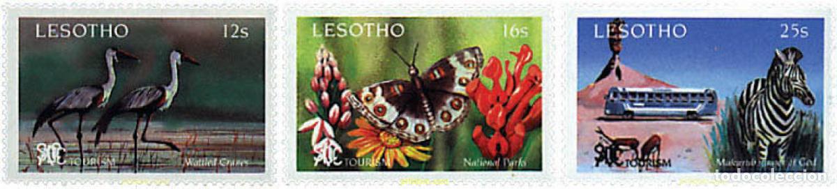 Sellos: 94326 MNH LESOTHO 1991 A&Ntilde;O DEL TURISMO AFRICANO