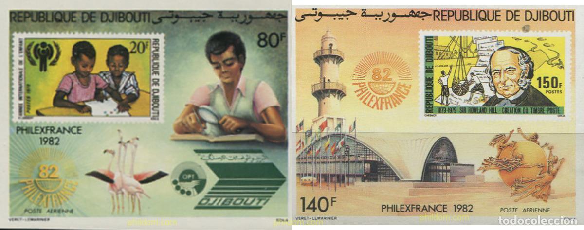 Sellos: 586284 MNH DJIBOUTI 1982 EXPOSICION FILATELICA INTERNACIONAL