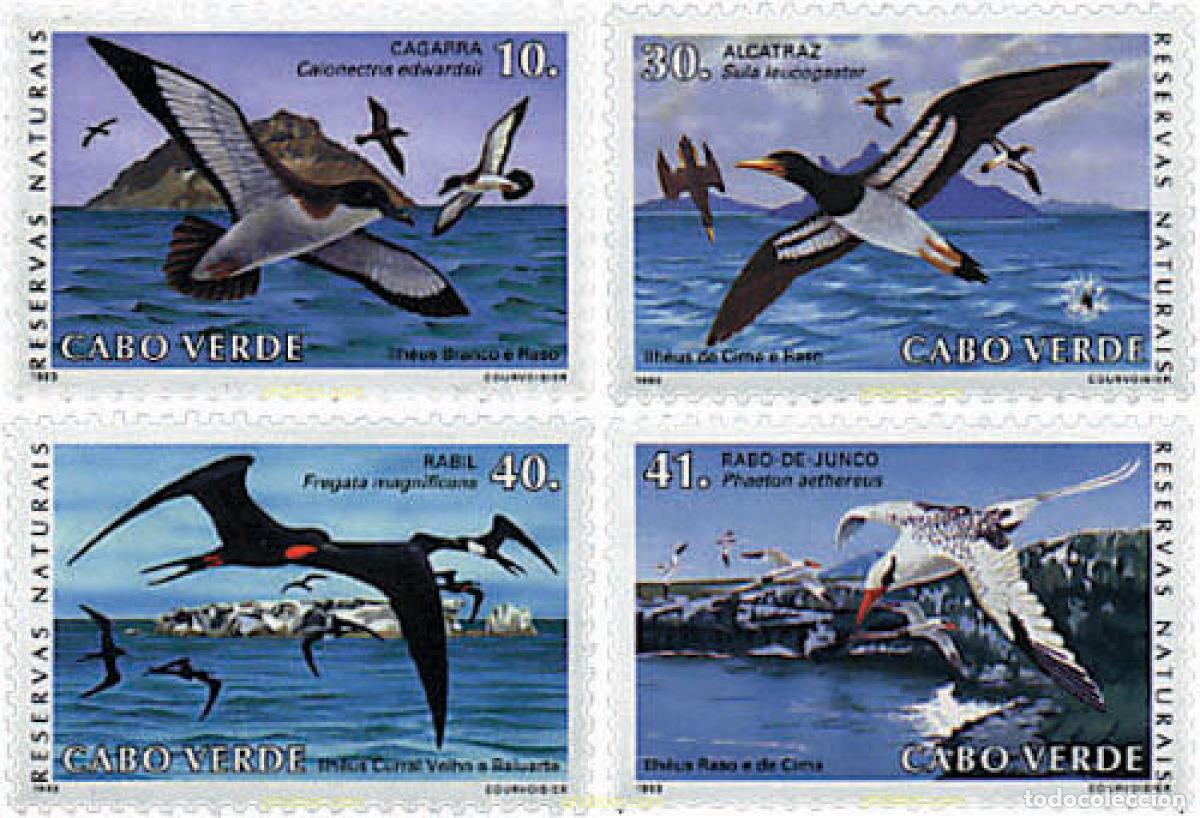 Sellos: 32815 MNH CABO VERDE 1993 PROTECCION DE LA NATURALEZA