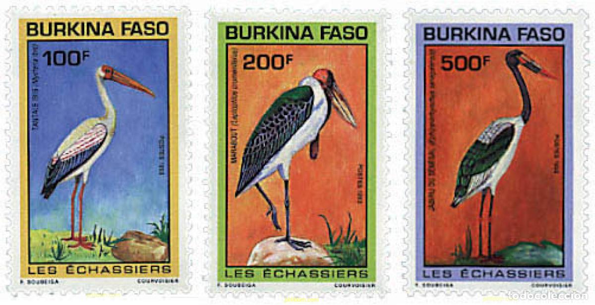 Sellos: 32814 MNH BURKINA FASO 1993 AVES