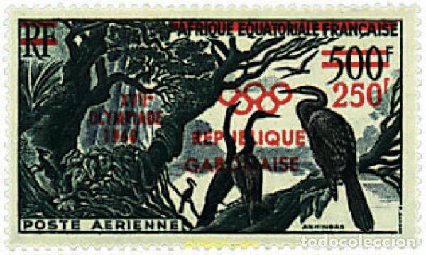 Sellos: 37348 MNH GABON 1960 17 JUEGOS OLIMPICOS VERANO ROMA 1960