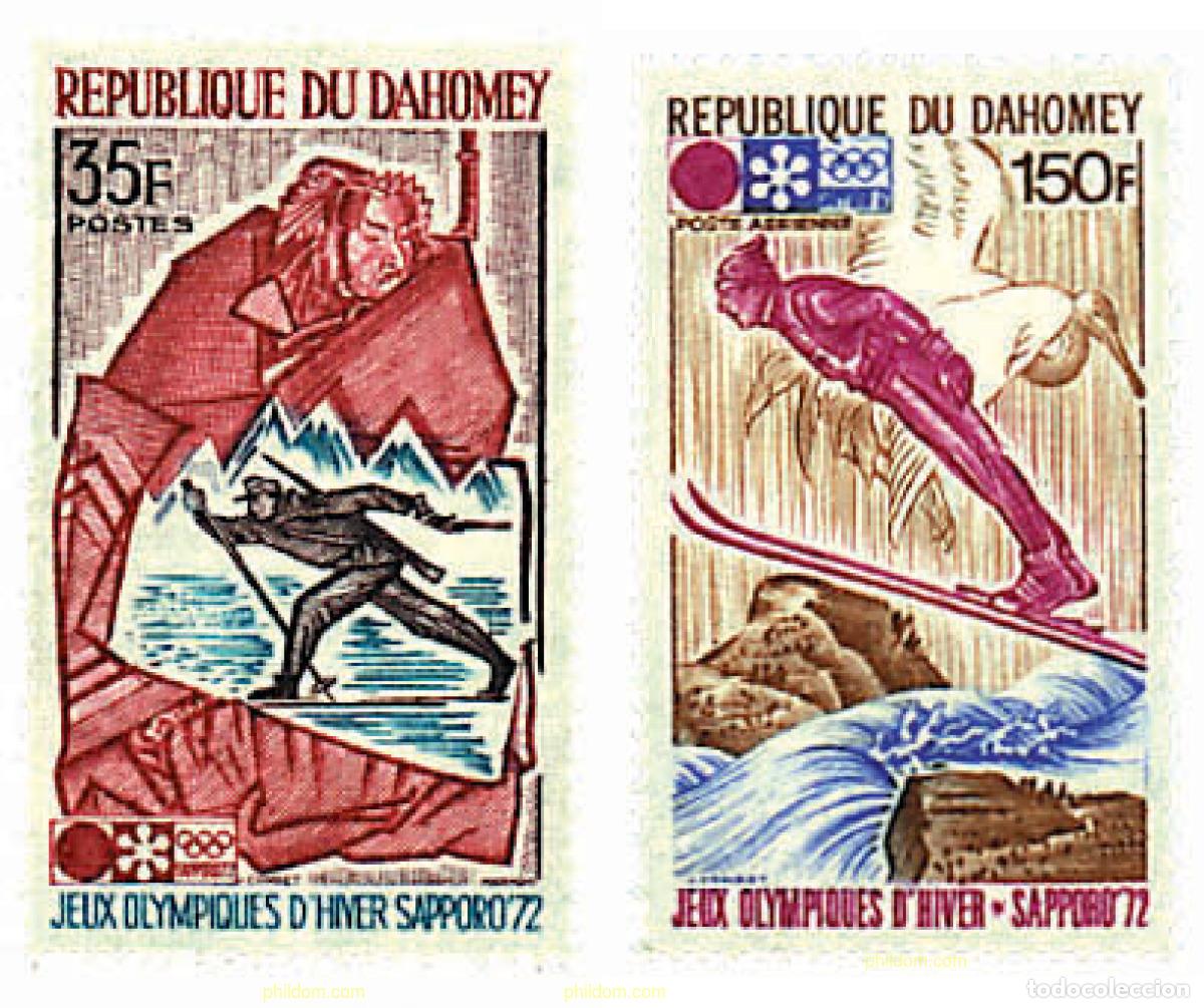 Sellos: 70723 MNH DAHOMEY 1972 11 JUEGOS OLIMPICOS DE INVIERNO SAPPORO 1972