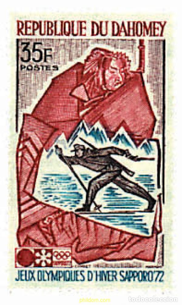Sellos: 344004 HINGED DAHOMEY 1972 11 JUEGOS OLIMPICOS DE INVIERNO SAPPORO 1972