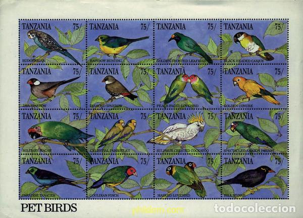 Sellos: 276276 MNH TANZANIA 1991 AVES