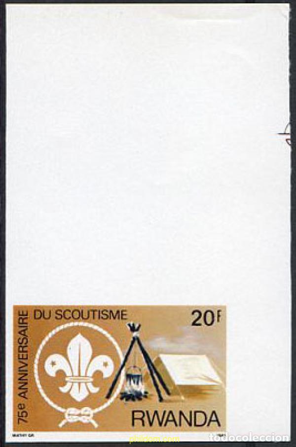 Sellos: 221935 MNH RUANDA 1983 75 ANIVERSARIO DEL ESCULTISMO