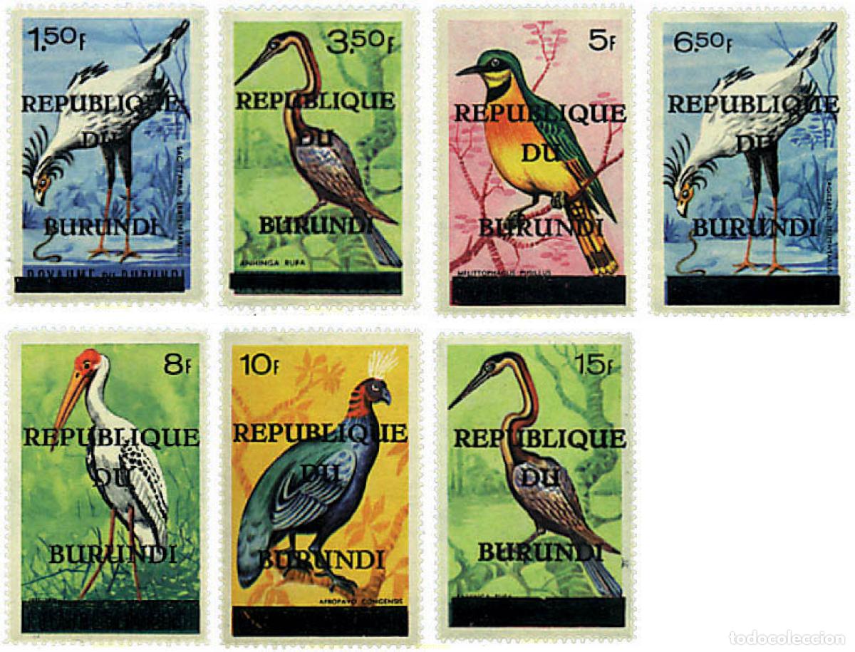 Sellos: 660291 MNH BURUNDI 1967 AVES