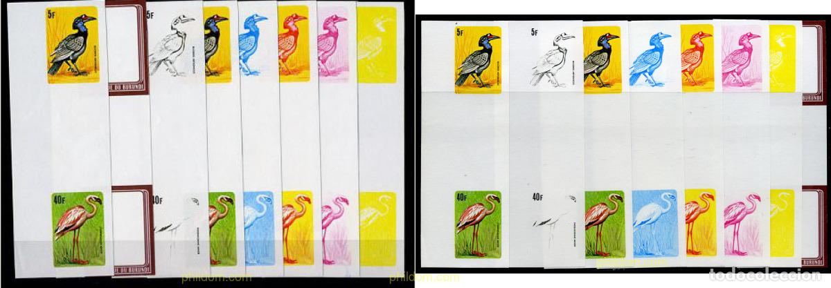 Sellos: 202407 MNH BURUNDI 1980 AVES