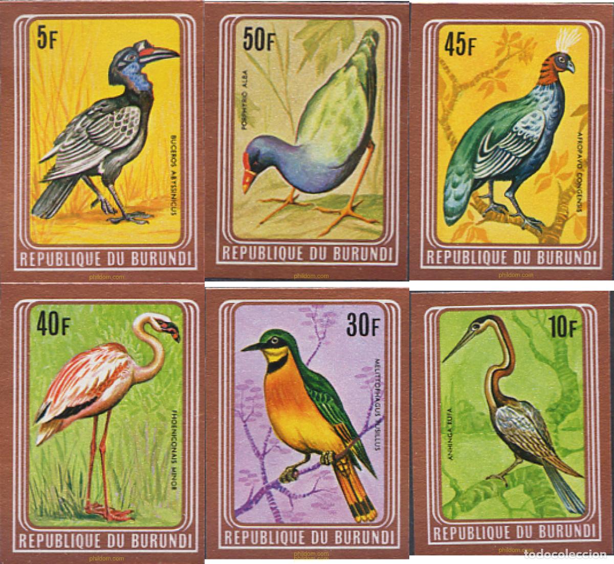 Sellos: 202420 MNH BURUNDI 1980 AVES
