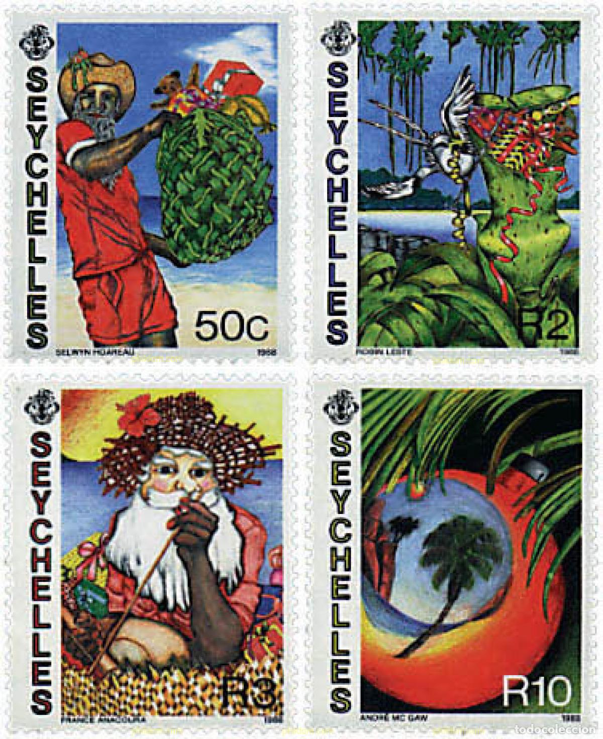 Sellos: 33694 MNH SEYCHELLES 1988 NAVIDAD