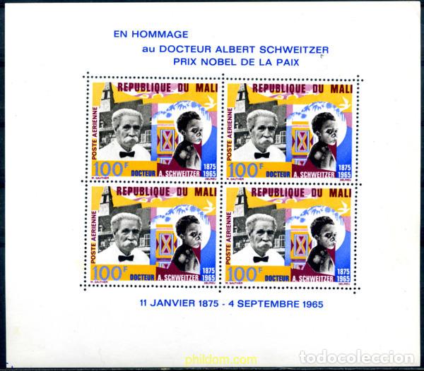 Sellos: 32029 MNH MALI 1965 MUERTE DEL DOCTOR ALBERT SCHWEITZER