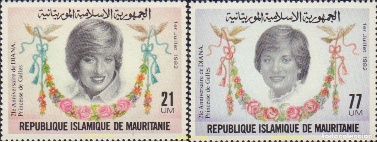 Sellos: 34067 MNH MAURITANIA 1982 21 ANIVERSARIO DE LA PRINCESA DE GALES