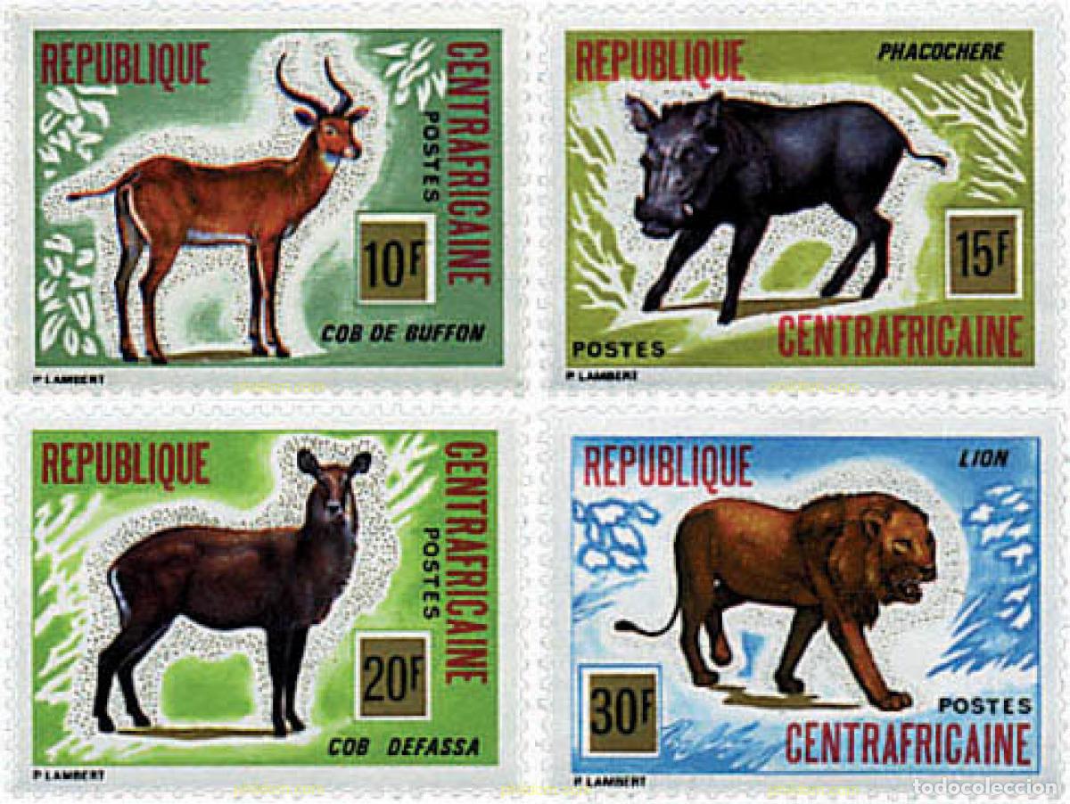 Briefmarken: 50781 MNH CENTROAFRICANA 1975 FAUNA AFRICANA