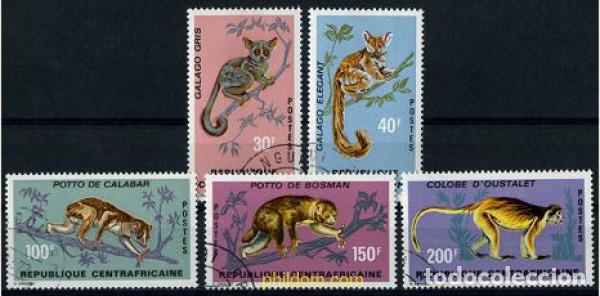Francobolli: 207063 USED CENTROAFRICANA 1971 MONOS