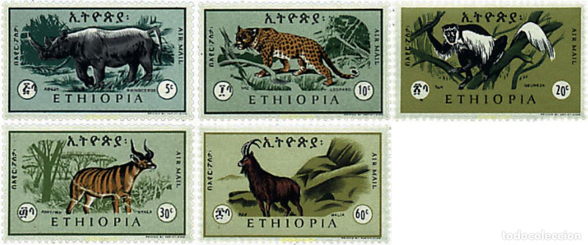 Francobolli: 36905 MNH ETIOPIA 1966 FAUNA SALVAJE