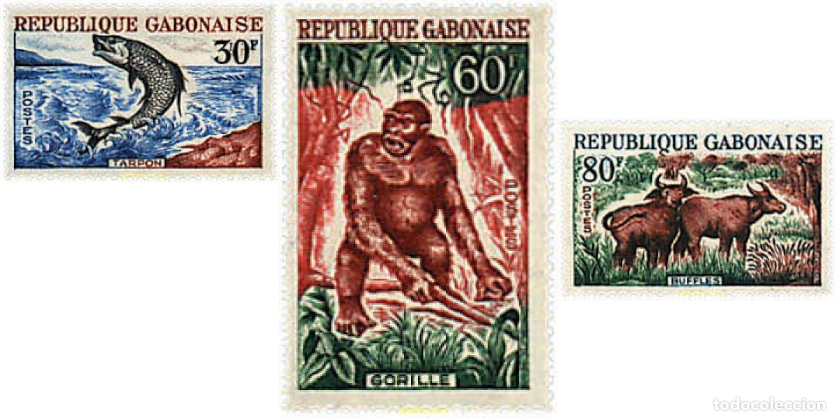 Sellos: 72879 MNH GABON 1964 FAUNA