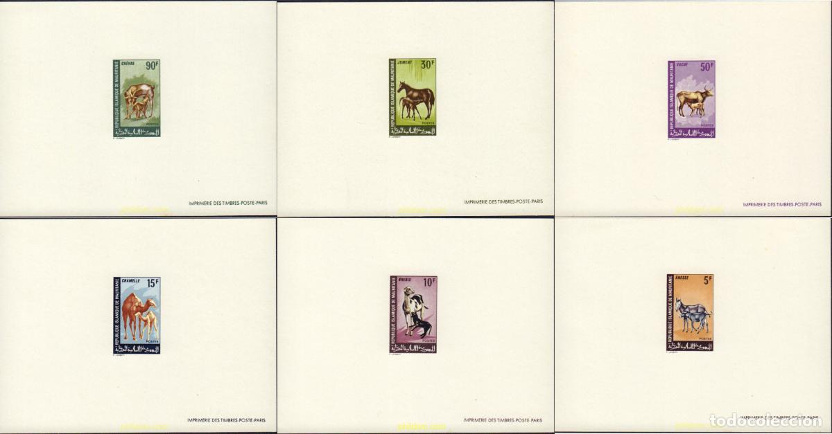 Sellos: 572320 MNH MAURITANIA 1968 ANIMALES DOMESTICOS