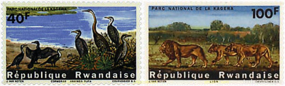 Sellos: 667084 MNH RUANDA 1965 PARQUE NACIONAL DE KAGERA