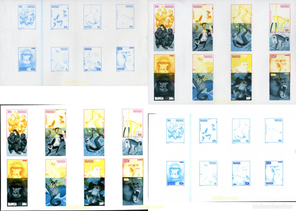 Sellos: 221893 MNH RUANDA 1978 MONOS