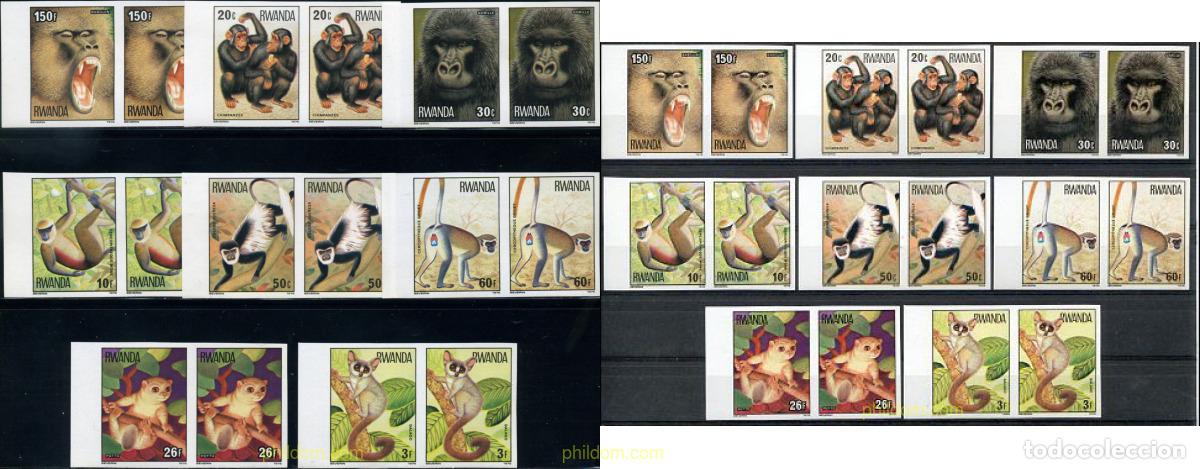 Sellos: 221897 MNH RUANDA 1978 MONOS