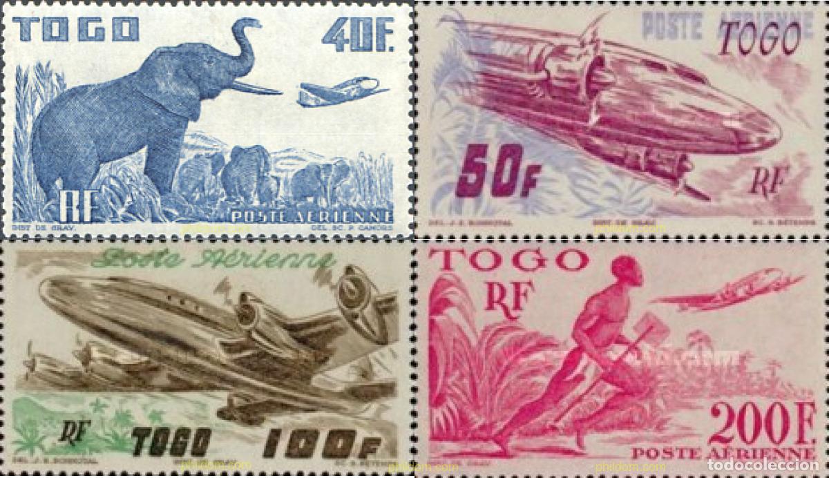 Sellos: 54151 MNH TOGO 1947 MAMIFEROS