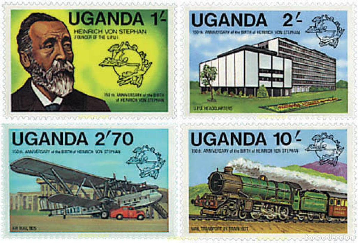 Sellos: 59580 MNH UGANDA 1981 150 ANIVERSARIO DE H. VON STEPHAN
