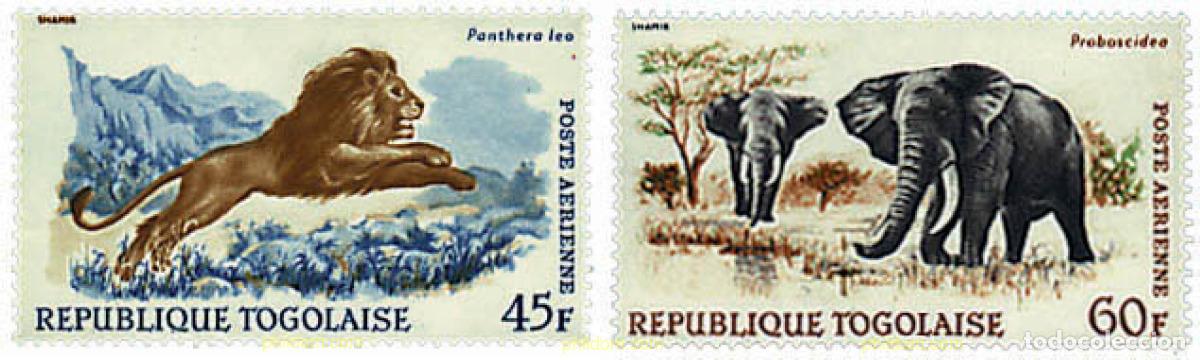 Sellos: 660747 MNH TOGO 1967 FAUNA