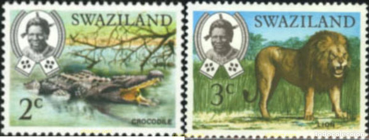 Sellos: 638940 MNH SWAZILANDIA 1969 SERIE BASICA