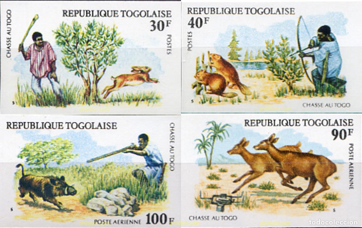 Sellos: 14158 MNH TOGO 1975 ANIMALES DE CAZA