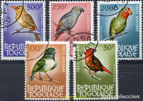 Sellos: 236183 USED TOGO 1964 FAUNA Y FLORA