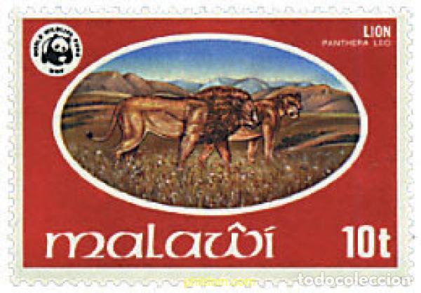 Sellos: 340281 MNH MALAWI 1978 FAUNA SALVAJE DE MALAWI