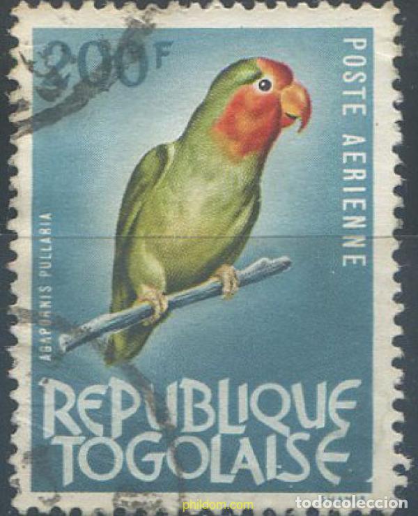 Sellos: 659968 USED TOGO 1964 FAUNA Y FLORA
