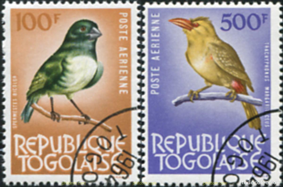 Sellos: 673608 USED TOGO 1964 FAUNA Y FLORA