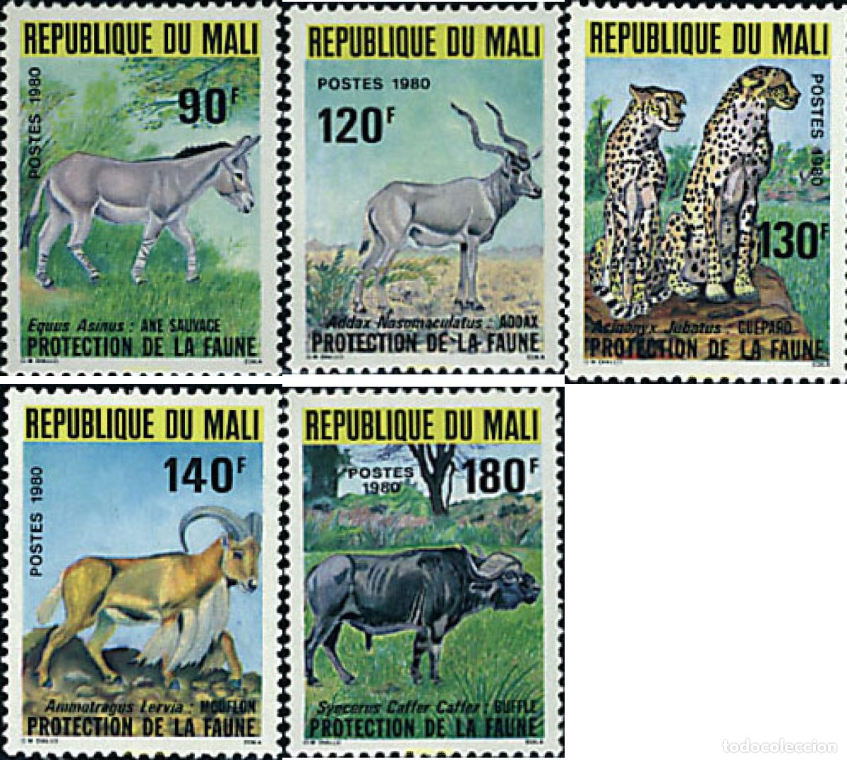 Sellos: 69804 MNH MALI 1980 PROTECCION DE LA FAUNA