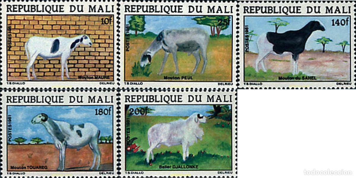 Sellos: 28730 MNH MALI 1981 FAUNA - CORDEROS