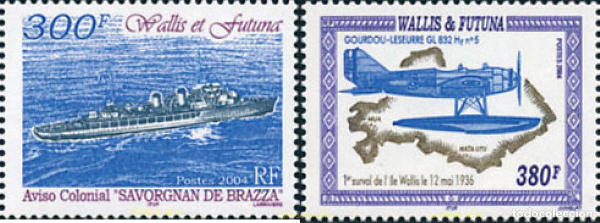 Sellos: 152443 MNH WALLIS Y FUTUNA 2004 PRIMER VUELO EN WALLIS