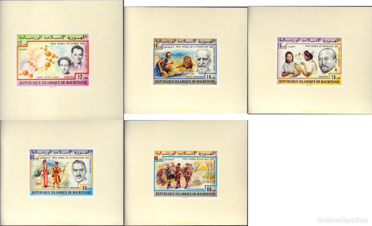 Sellos: 595787 MNH MAURITANIA 1977 PREMIOS NOBEL