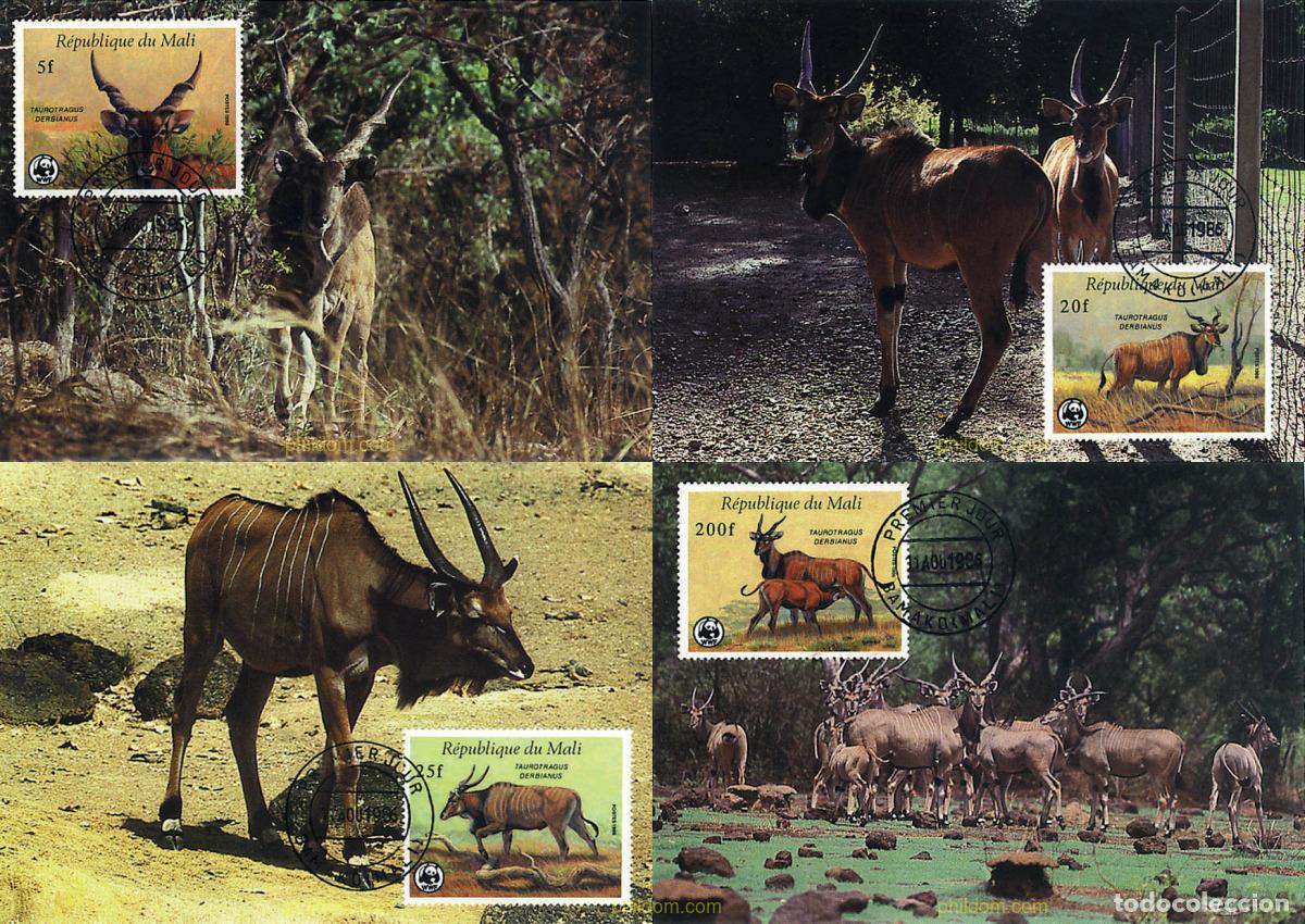 Sellos: 7317 MNH MALI 1986 FAUNA EN PELIGRO DE EXTINCION - ALCE DE DERBY