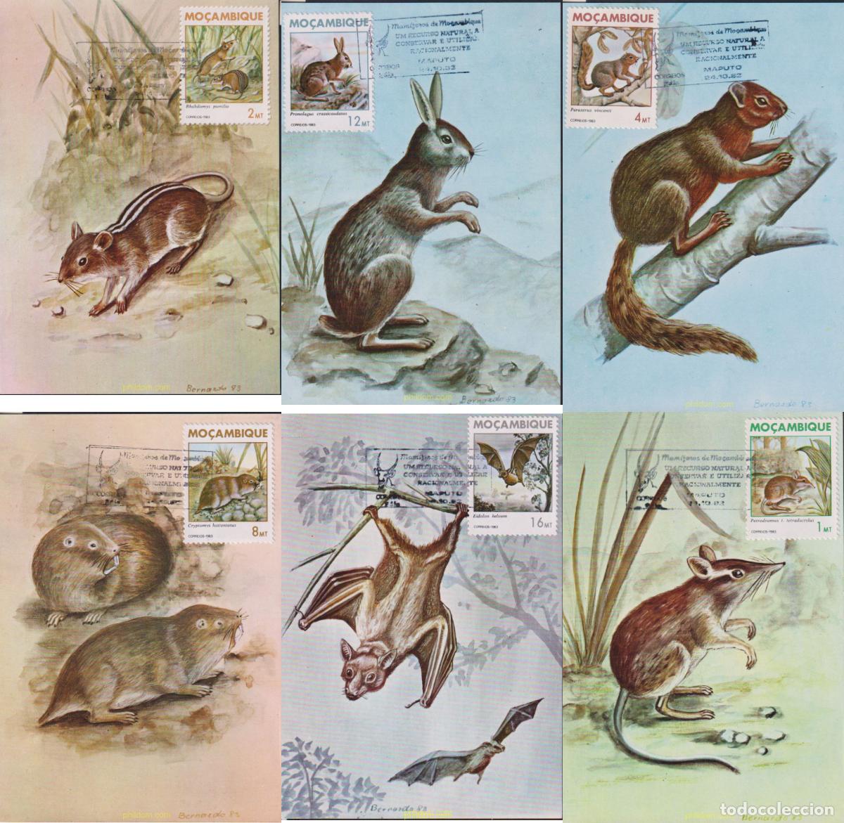Sellos: 626895 MNH MOZAMBIQUE 1983 PEQUE&Ntilde;OS MAMIFEROS