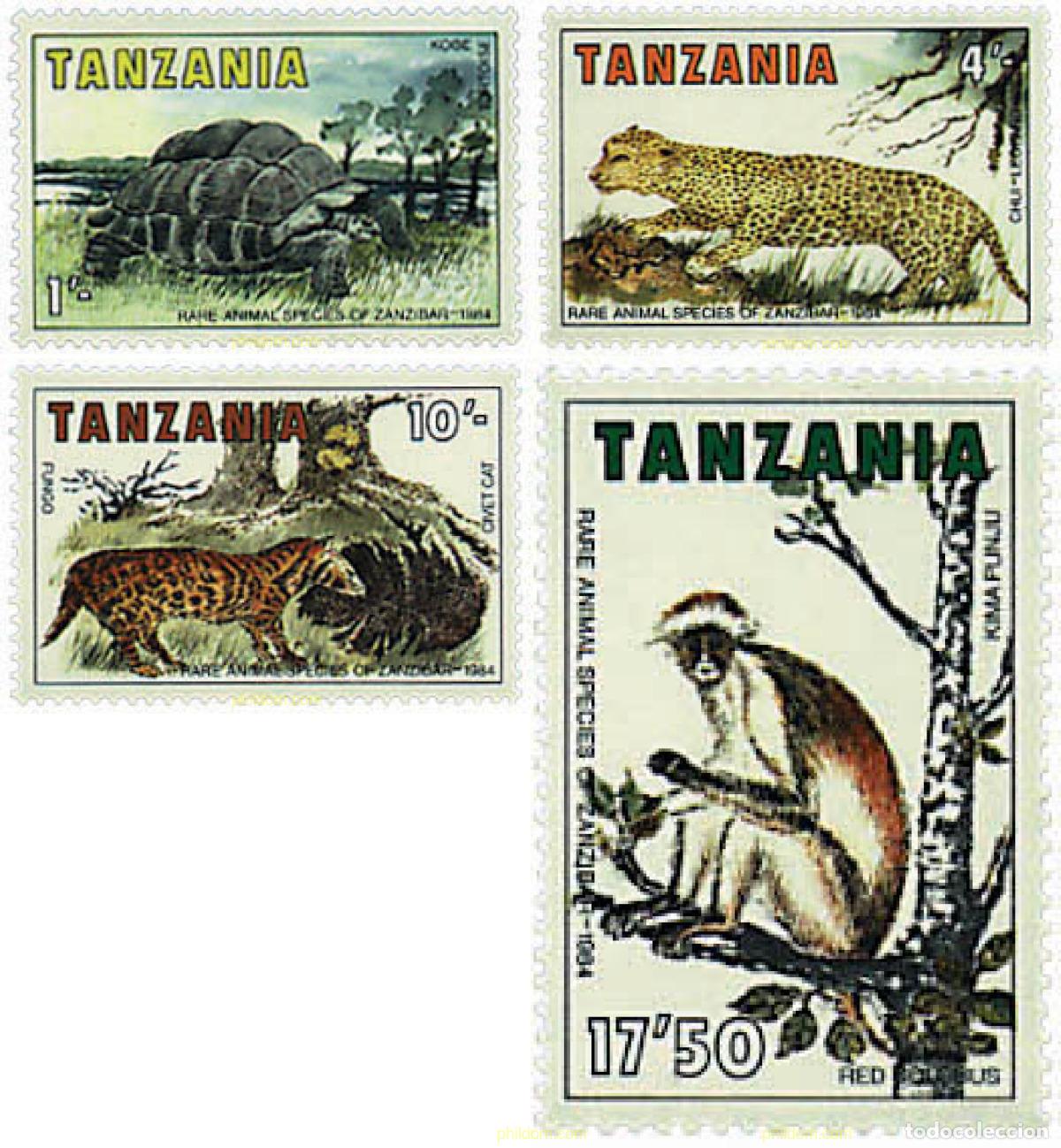 Sellos: 30511 MNH TANZANIA 1985 FAUNA