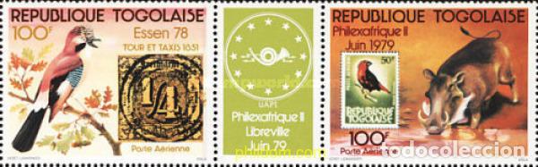 Sellos: 365717 MNH TOGO 1978 PHILEXAFRIQUE II 79 Y ESSEN 78